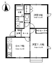 Ｃｏｎｆｏｒｔ 102 ｜ 大阪府枚方市船橋本町１丁目836-2（賃貸アパート2DK・1階・45.33㎡） その2