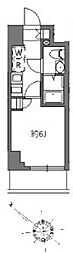アラート横濱桜木町I 1Kの間取図画像