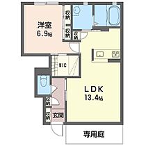 サンモール　IIＡ 00102 ｜ 埼玉県上尾市二ツ宮808-1（賃貸アパート1LDK・1階・50.24㎡） その2