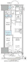 パークアクシス品川天王洲アイル 2LDKの間取図画像