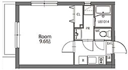 ノブレス上落合 1階1Kの間取り