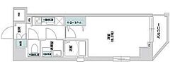 ジーベック平和島II 3階1Kの間取り