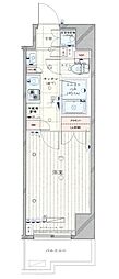 ルーブル板橋区役所前 1Kの間取図画像