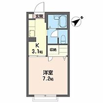 サンライズ 101 ｜ 岩手県一関市五十人町19-2（賃貸アパート1K・1階・24.50㎡） その2