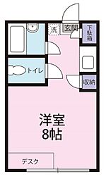 コーポラス志茂 ワンルームの間取図画像