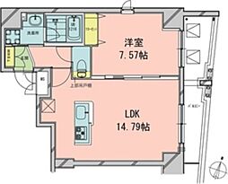 本郷エーワン東大前 1LDKの間取図画像