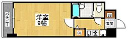 リヴァーオンステイツ ワンルームの間取図画像