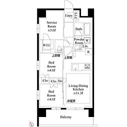 間取図画像 2SLDK