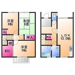 ハーブプラザ和泉鳥取1番館 3LDKの間取図画像