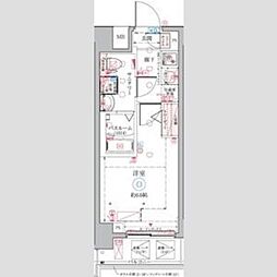クレヴィスタ横浜矢向 1階1Kの間取り