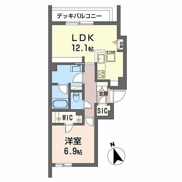 シャーメゾン　Ｂｅｒｎｅｘ学園北 0103｜奈良県奈良市学園北１丁目(賃貸マンション1LDK・1階・50.06㎡)の写真 その2