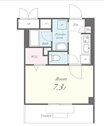 JR大阪環状線 弁天町駅 徒歩11分の賃貸アパート 3階1Kの間取り