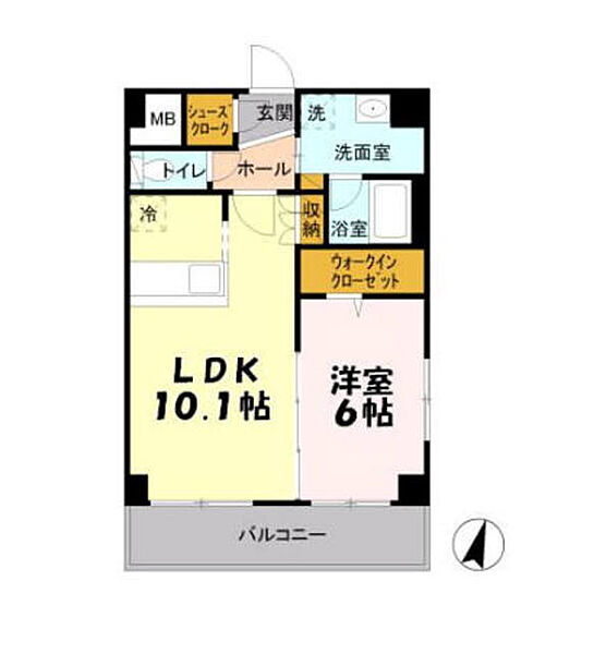 フェアレーンアネックス 301｜東京都練馬区高野台４丁目(賃貸マンション1LDK・3階・45.30㎡)の写真 その2