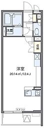 LEONEXT亜土 ワンルームの間取図画像