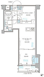 パークアクシス文京本郷 1SLDKの間取図画像