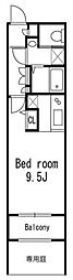 Refinado ワンルームの間取図画像
