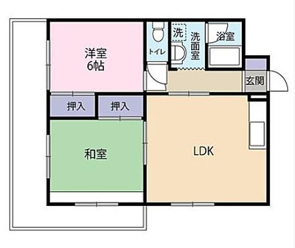 静岡県富士市蓼原(賃貸マンション2LDK・3階・36.00㎡)の写真 その2
