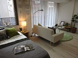 Belle Vue新橋 12階1LDKのリビング/ダイニング