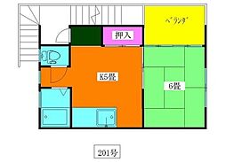 マエザワハイツ 3階1DKの間取り