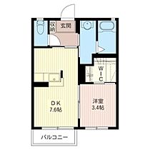 グランドソレーユ 00101 ｜ 群馬県太田市市場町141-1（賃貸アパート1DK・1階・30.00㎡） その2