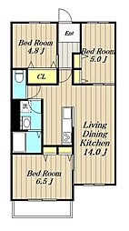 ブランメゾンA 2階