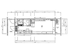 京急空港線 大鳥居駅 徒歩22分の賃貸マンション 3階ワンルームの間取り