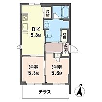 ウィステリアハウス 00101 ｜ 東京都江戸川区北小岩６丁目25-6（賃貸アパート2DK・1階・50.10㎡） その2