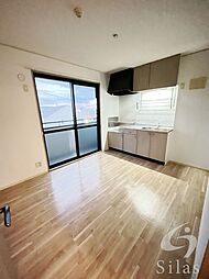 JR阪和線 上野芝駅 徒歩15分の賃貸アパート 3階2DKのリビング/ダイニング