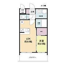 大阪府大阪市淀川区西宮原３丁目（賃貸マンション1LDK・8階・28.90㎡） その2