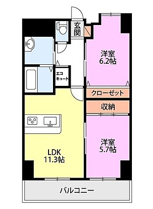 レ・モンデ新潟_間取り_0
