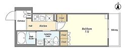 ARKMARK練馬 1Kの間取図画像