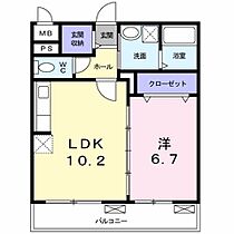 ハーヴェストIII  ｜ 大阪府大阪市東住吉区今川２丁目（賃貸アパート1LDK・1階・42.77㎡） その2