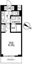 ティモーネ プレミアム東十条 3階1Kの間取り