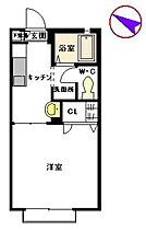 シャトーＹ A0203 ｜ 熊本県熊本市南区富合町小岩瀬135（賃貸アパート1K・2階・24.81㎡） その2