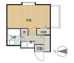 ライオンズマンション荻窪館 1Kの間取図画像