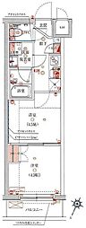ハーモニーレジデンス池袋ウエスト 2Kの間取図画像