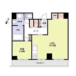 ル・グラン元町 1LDKの間取図画像