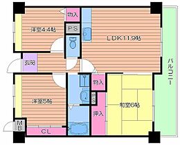 大阪府大阪市城東区今福西３丁目（賃貸マンション3LDK・2階・66.22㎡） その2