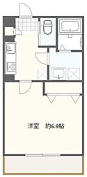モン・シャトー久我山新館 1Kの間取図画像
