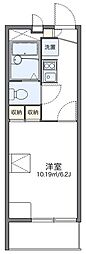 レオパレスAmour2 1Kの間取図画像