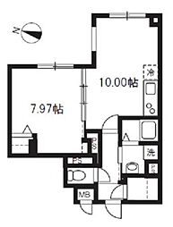 エルファーロ中野新井薬師 1階1LDKの間取り