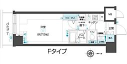 フェニックス武蔵関参番館 1Kの間取図画像