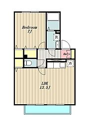 アミティエ 1LDKの間取図画像