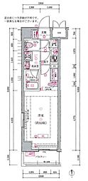 ARTECASA×AlivieTOKYOEAST 1Kの間取図画像