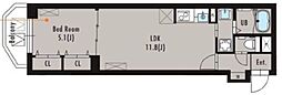 ルオーレ大塚 1LDKの間取図画像