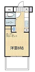マイタウンオオツカ ワンルームの間取図画像