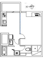マツグママンション 1DKの間取図画像