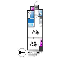 間取図画像 1DK