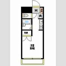 ファースト ワンルームの間取図画像