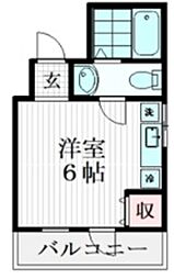 JenesseDemeure ワンルームの間取図画像